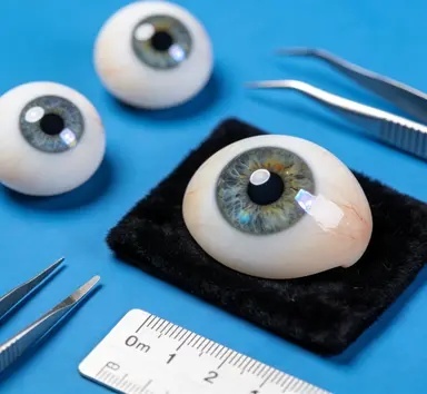 义眼定制流程示意图