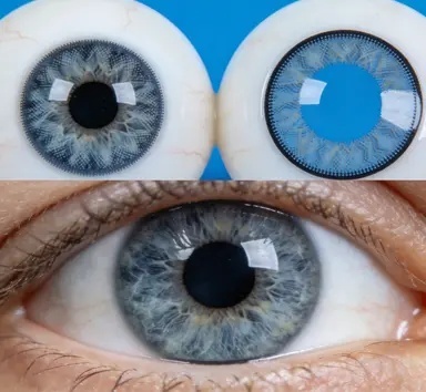 专业义眼师正在工作中